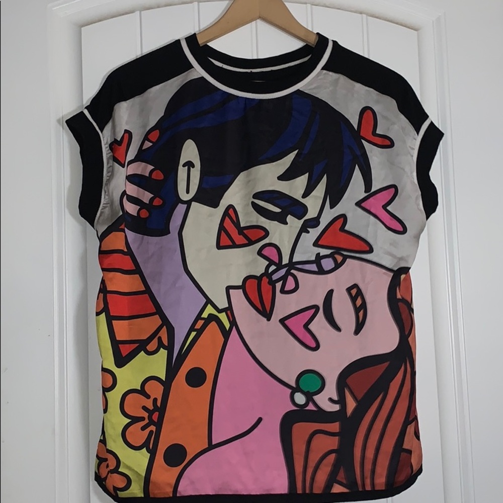 Romero Britto Fine Art Rare T-Shirt